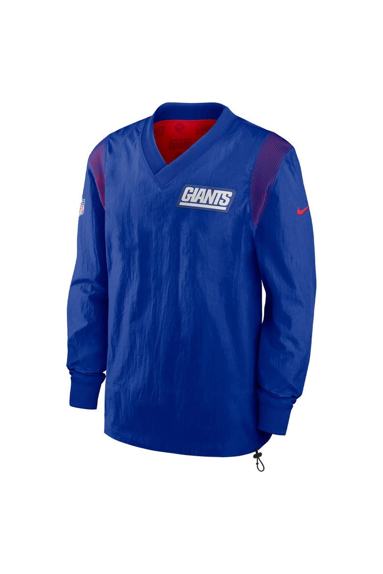 Men's Nike Royal New York Giants Sideline Team ID Reversible Pullover Windshirt, Alternate, color, Royal