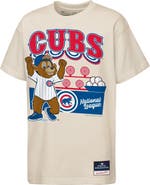 Mitchell & Ness Youth Mitchell & Ness Cream Chicago Cubs Step Back Up Mascot T-Shirt