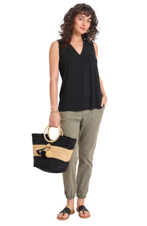 Tommy Bahama Kauai V-neck Tank In Black