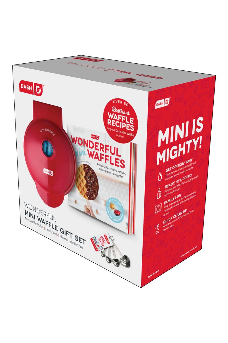 Wonderful Mini Waffles Gift Set, Alternate, color, RED