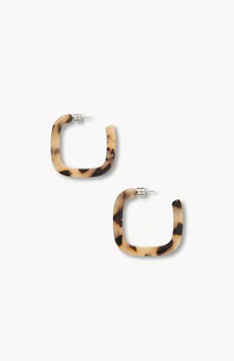 Midi Square Hoops
