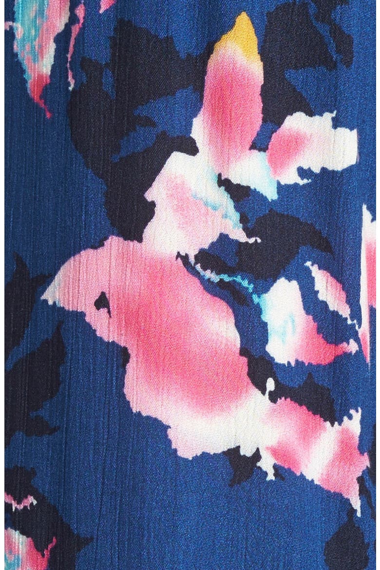 ASTR Print Wide Leg Pants, Alternate, color, BLUE