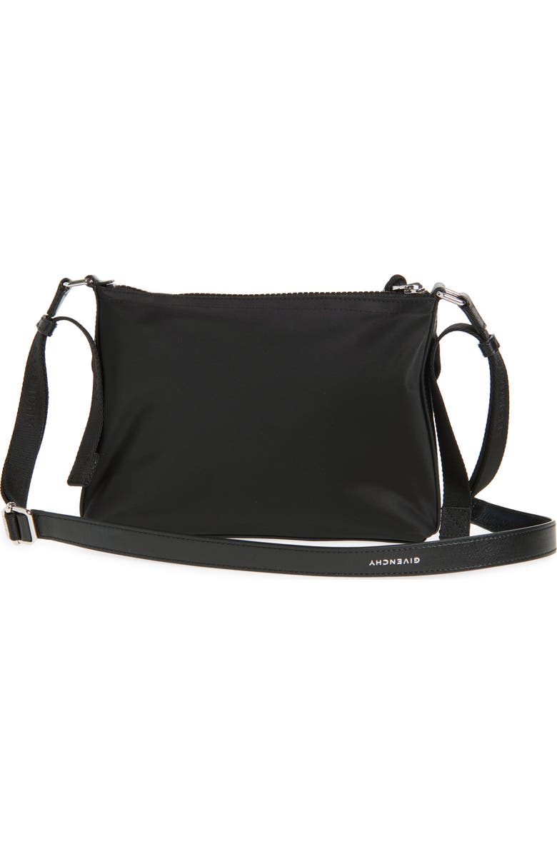 Givenchy Voyou Skinny Leather Crossbody Bag, Alternate, color, Black