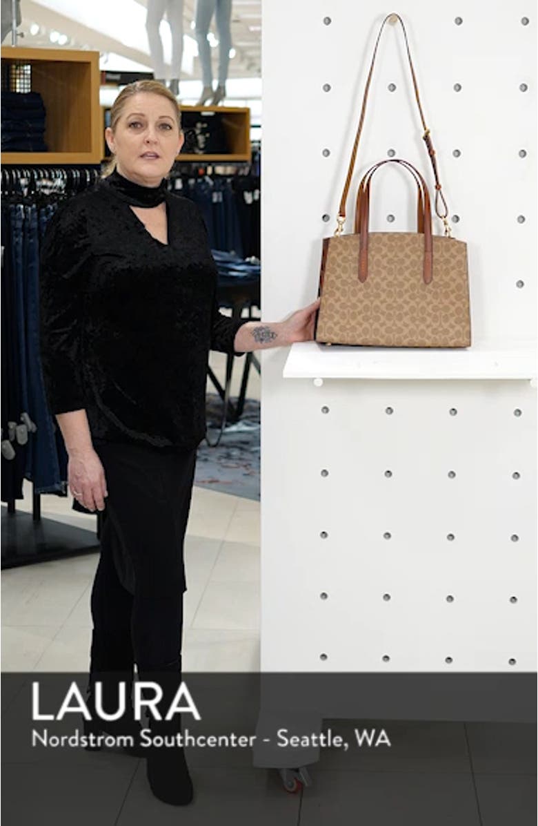 Charlie Signature Canvas Tote, sales video thumbnail