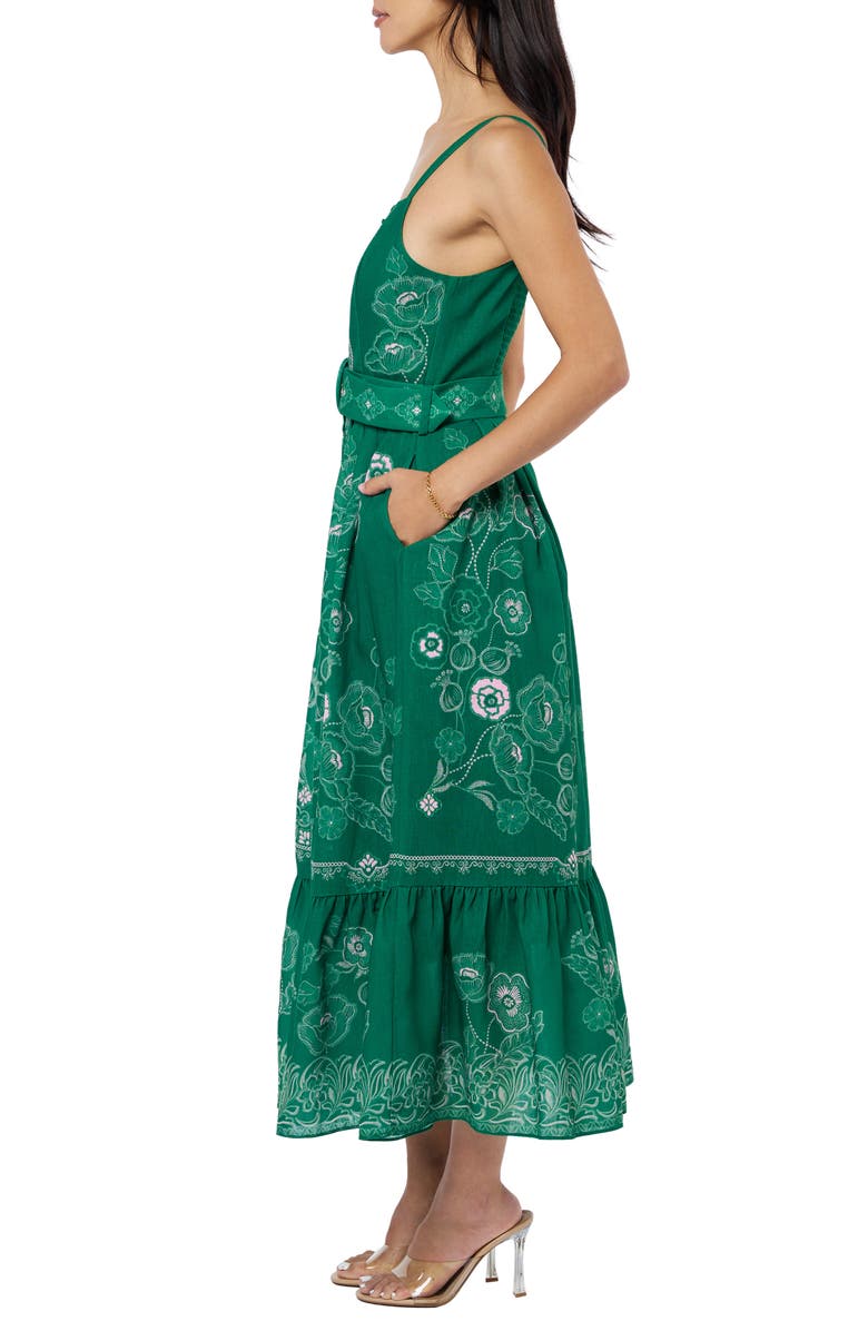 CIEBON Esme Floral Print Sleeveless Dress, Alternate, color, 