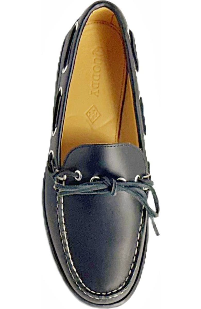 Quoddy Canoe Shoe, Alternate, color, Black