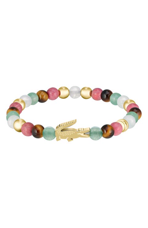 Matchpoint Beaded Stretch Bracelet