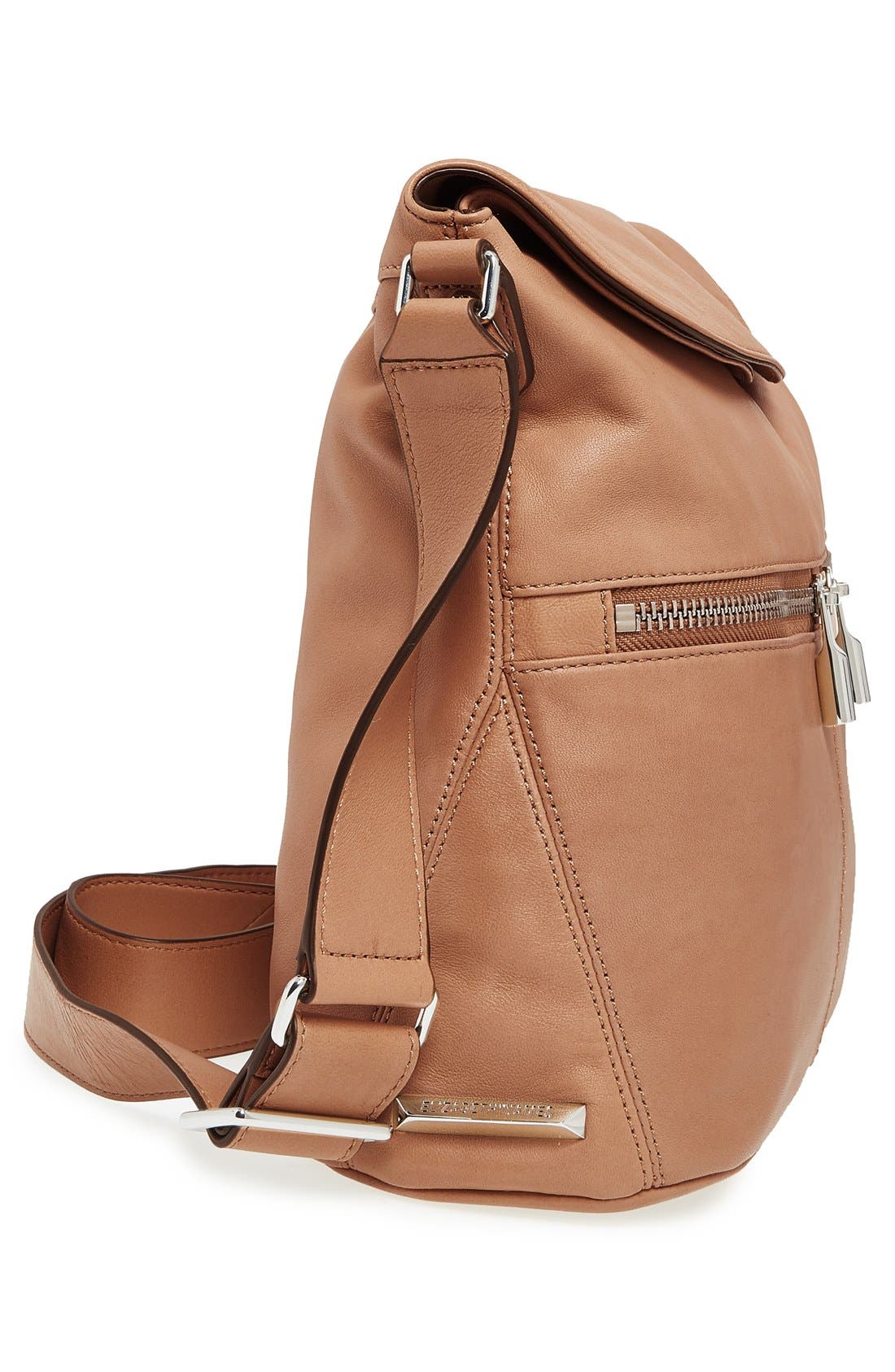 Elizabeth and James 'James' Leather Crossbody Hobo, Alternate, color, 
