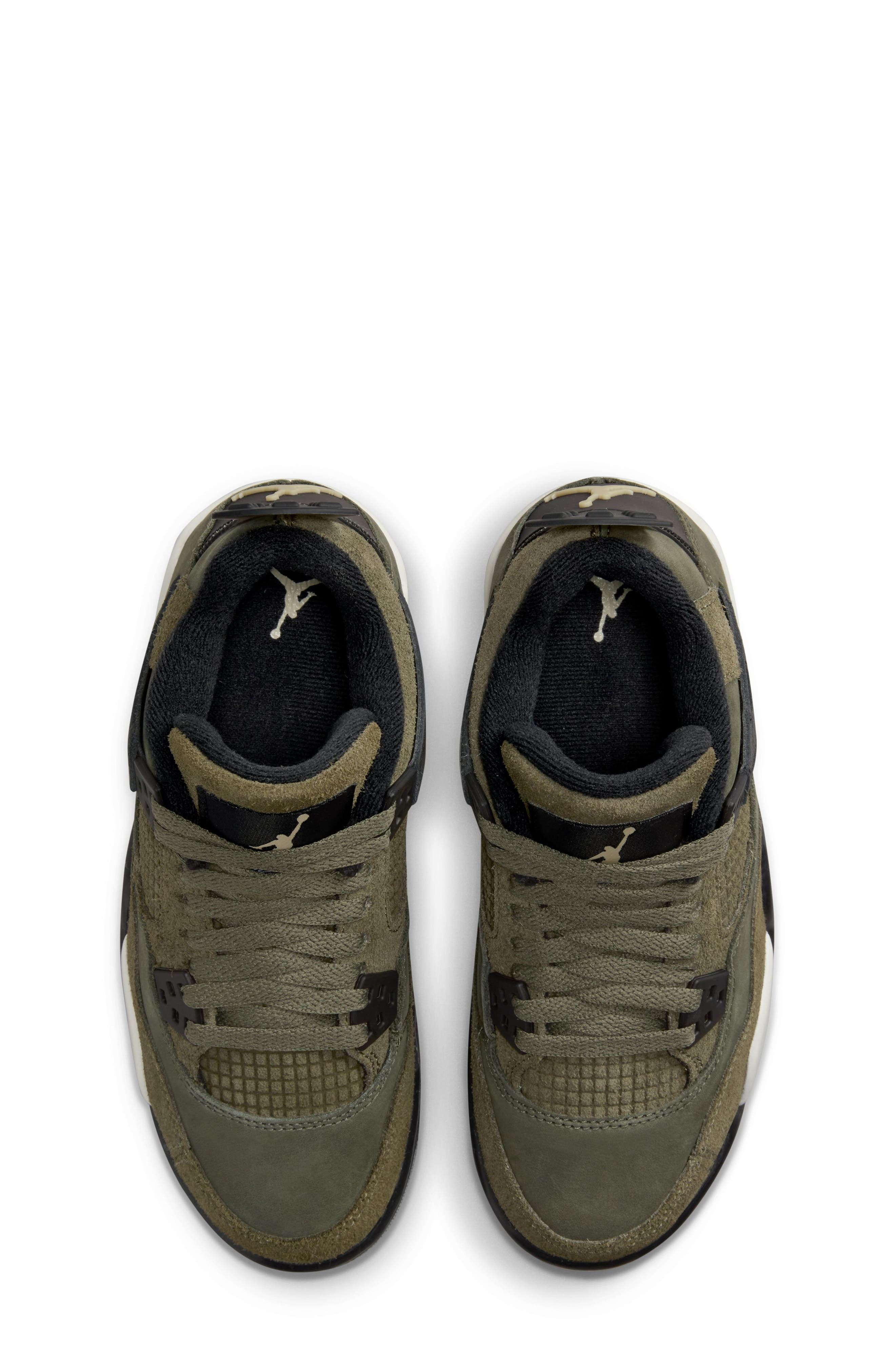 Jordan Kids' Air Jordan 4 Retro SE Craft Sneaker, Alternate, color, 