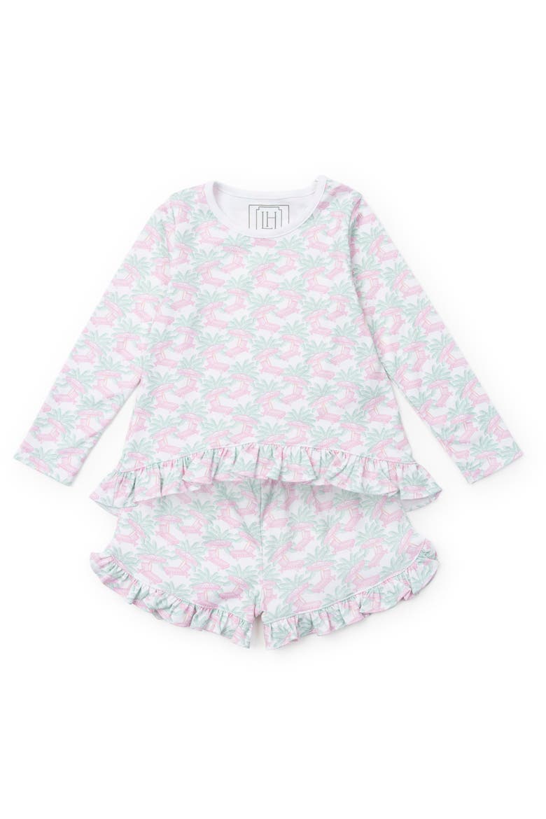 Rorie Girls' Short Set, Main, color, Poolside Palms