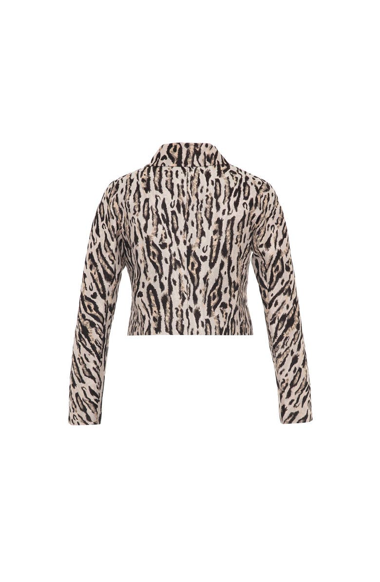 THEO The Label Tyche Jacquard Shrunken Jacket, Alternate, color, 