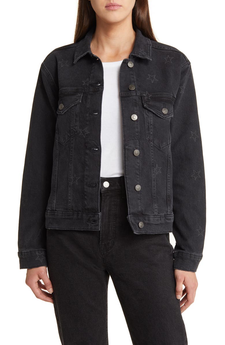 Rails Mulholland Star Denim Trucker Jacket, Main, color,