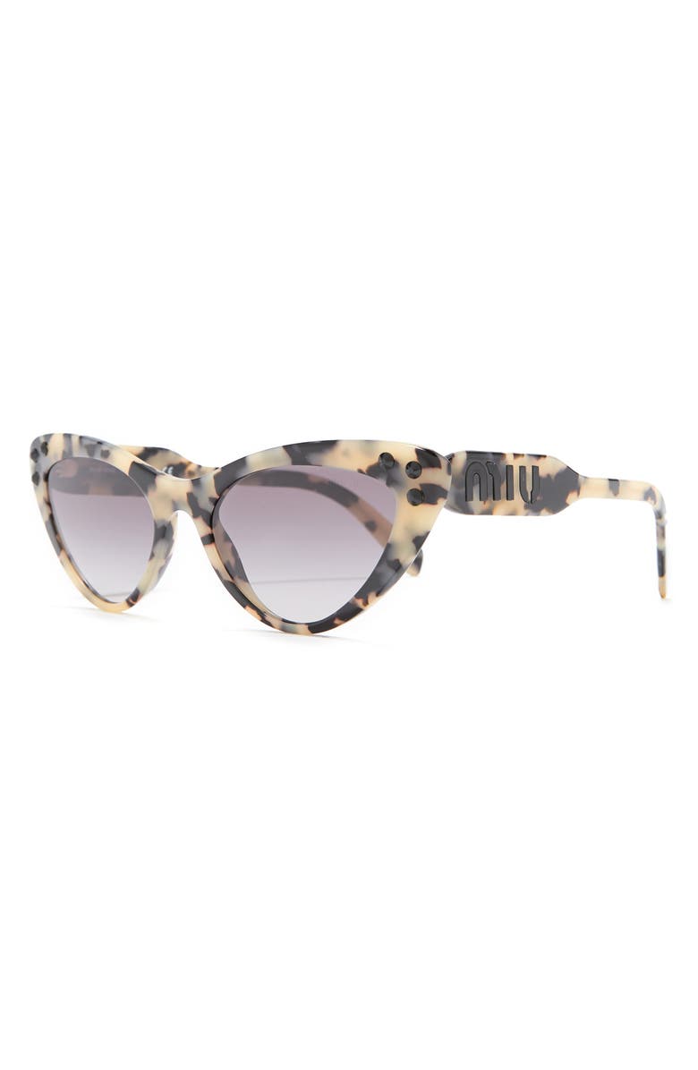 Miu Miu 55mm Cat Eye Sunglasses, Alternate, color,
