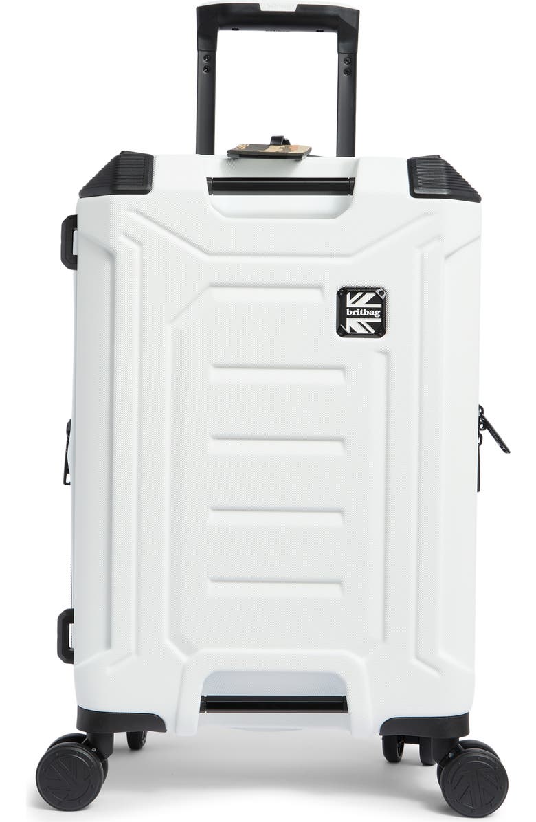 Britbag Stonesfields 21-Inch Hardside Spinner Luggage, Main, color, White