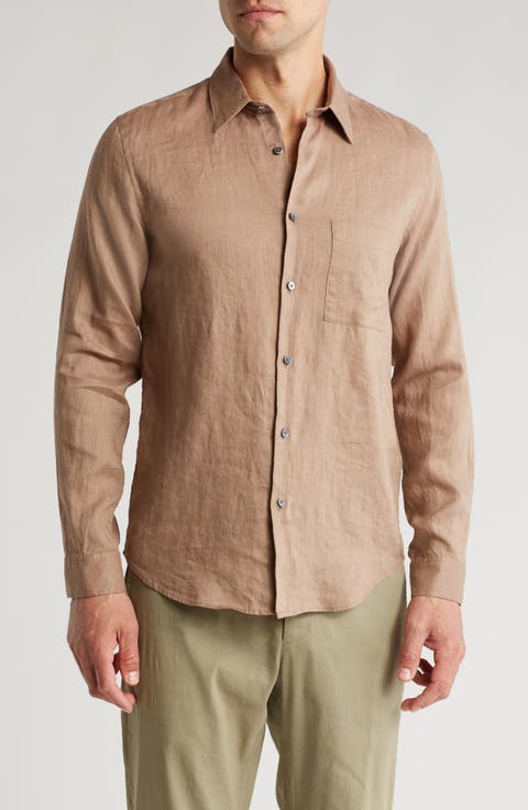 Irving Linen Button-Up Shirt