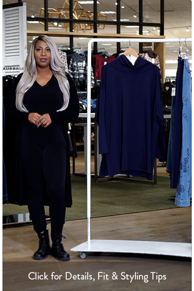 Draped Turtleneck Tunic video