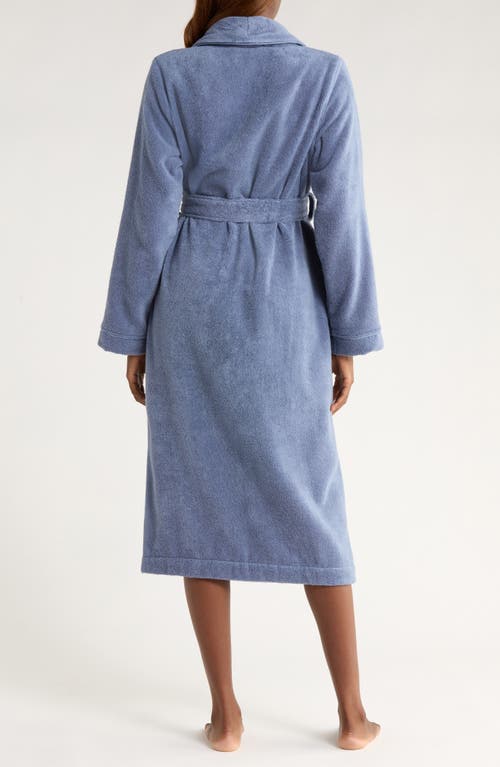 Nordstrom Hydro Cotton Terry Robe In Blue