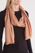 NORDSTROM RACK Modal Cashmere Twill Wrap Scarf
