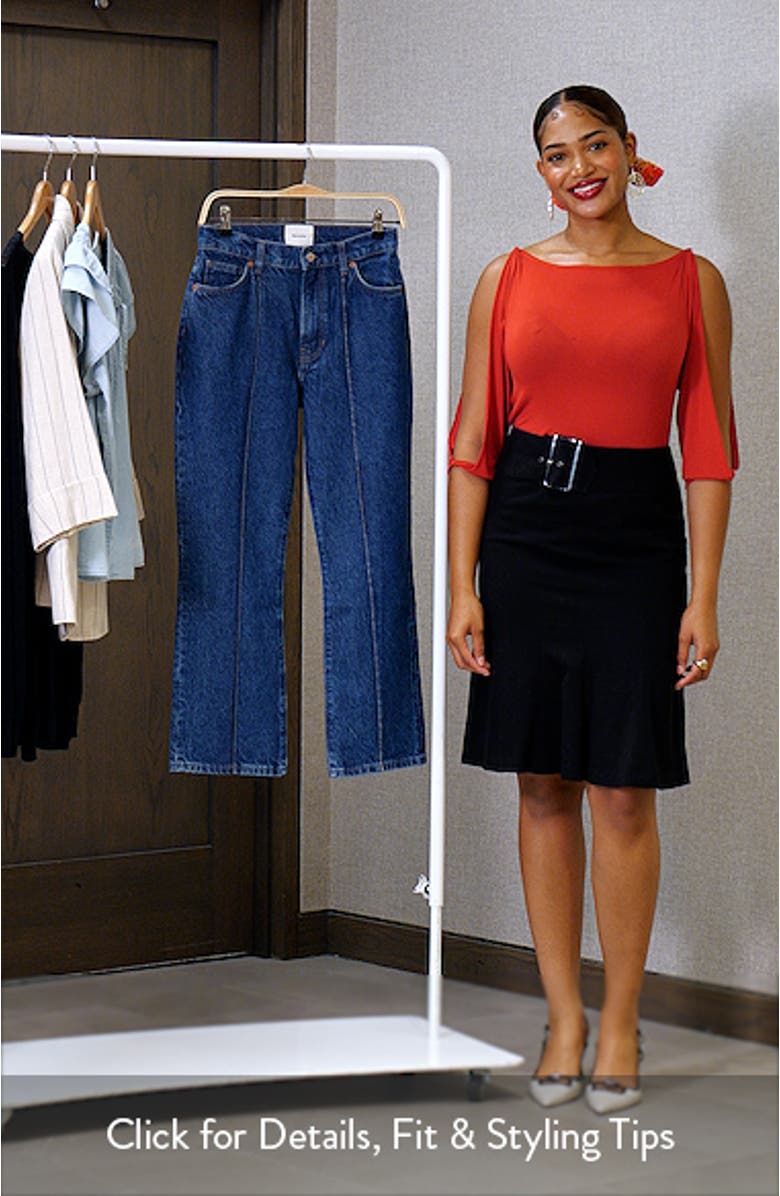 Mia Seamed High Waist Flare Jeans, sales video thumbnail