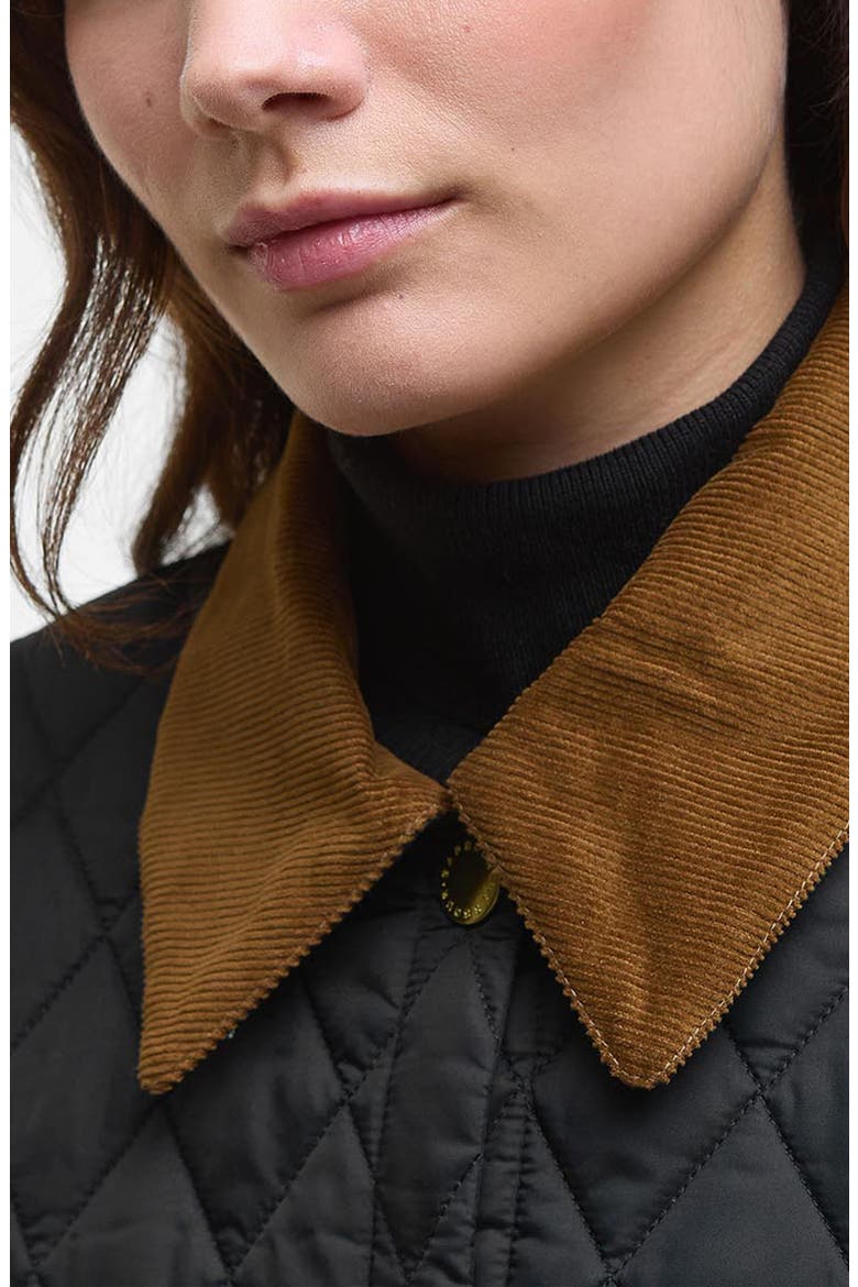 Liddesdale Quilted Barn Jacket, Alternate, color, BLACK/ CLASSIC
