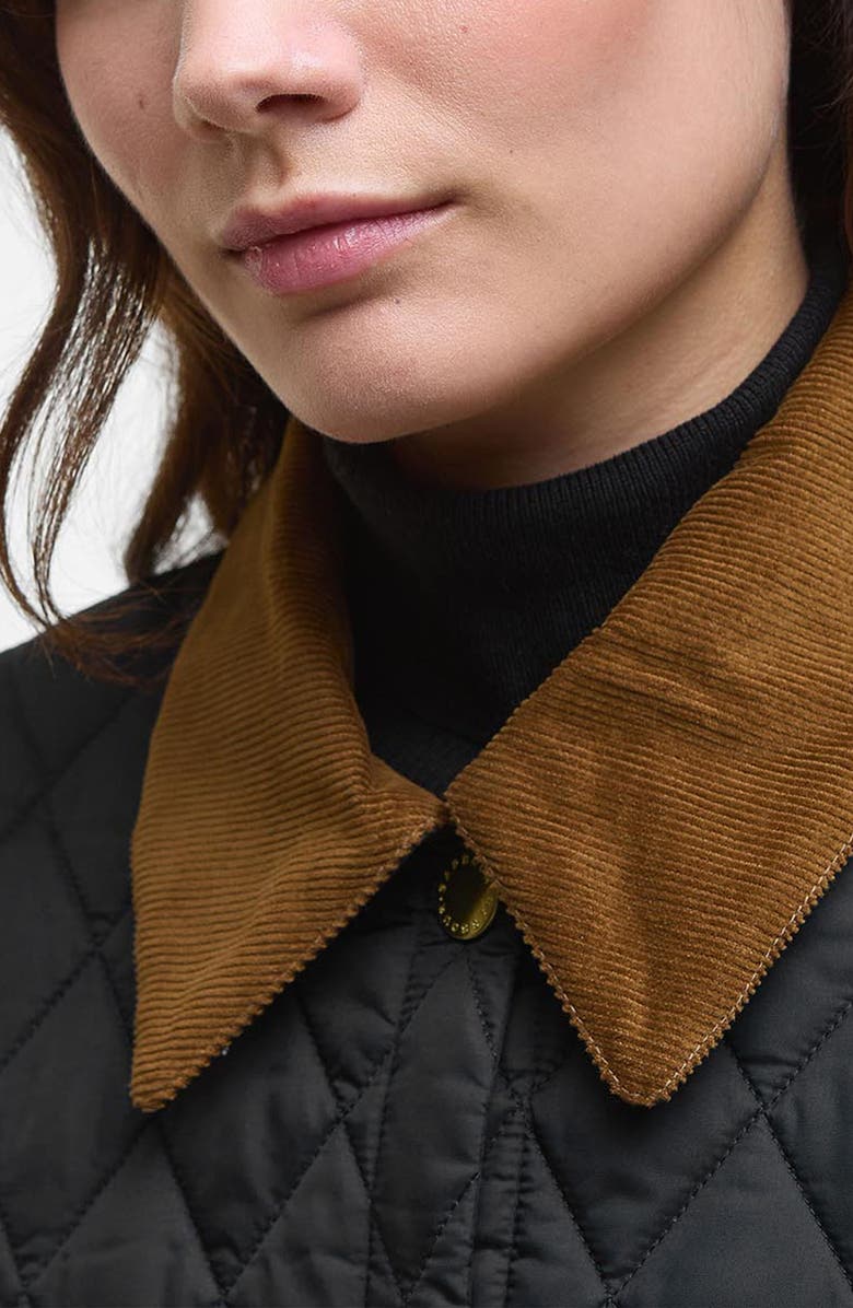 Barbour Liddesdale Quilted Barn Jacket, Alternate, color, Black/ Classic