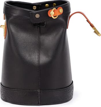 Doctor Bucket Leather Crossbody Bag