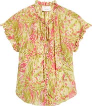 Cinq à Sept Jenise Daisy Swirl Top