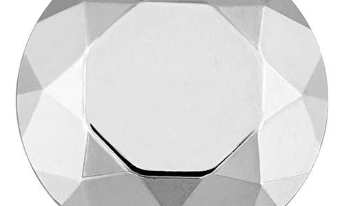 MARIA TASH MARIA TASH FACETED ROUND SINGLE THREADED STUD EARRING 