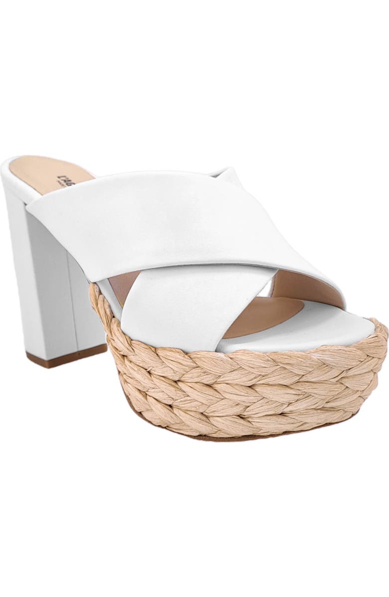 L'AGENCE Lucca Sandal, Main, color, White