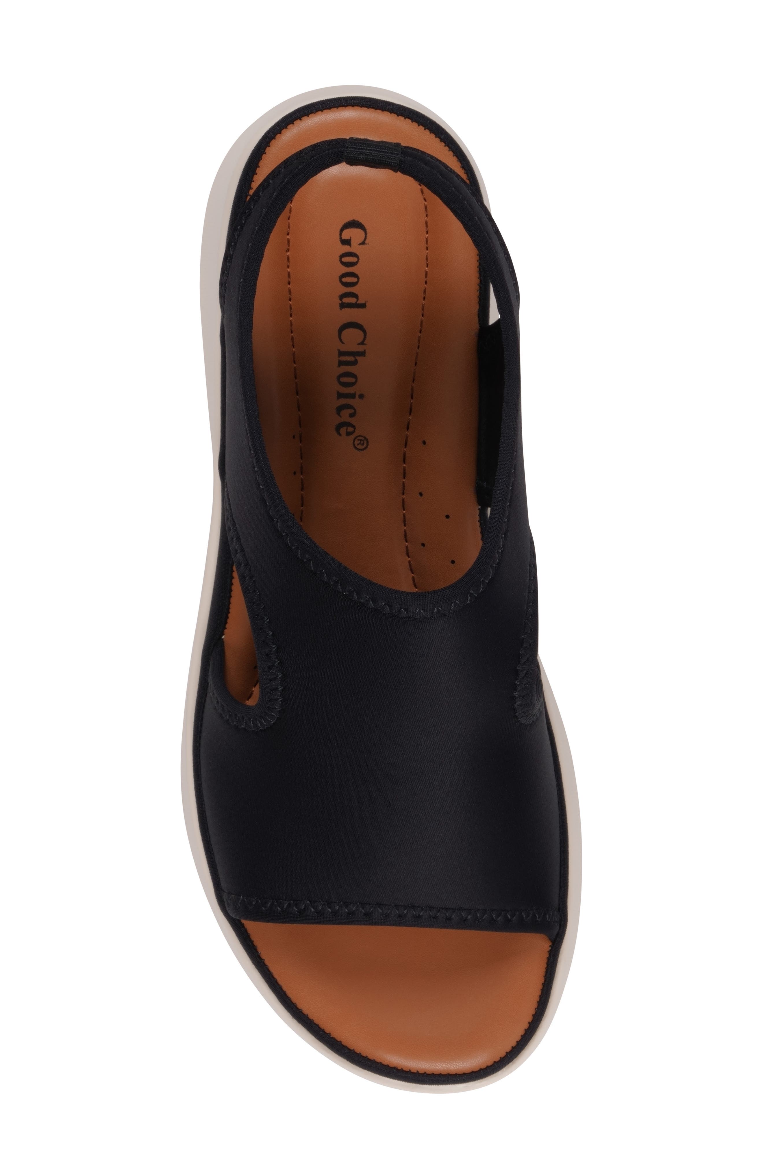 GC SHOES Romy Stretch Sandal, Alternate, color, Black