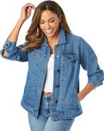 Jessica London Classic Cotton Denim Jacket