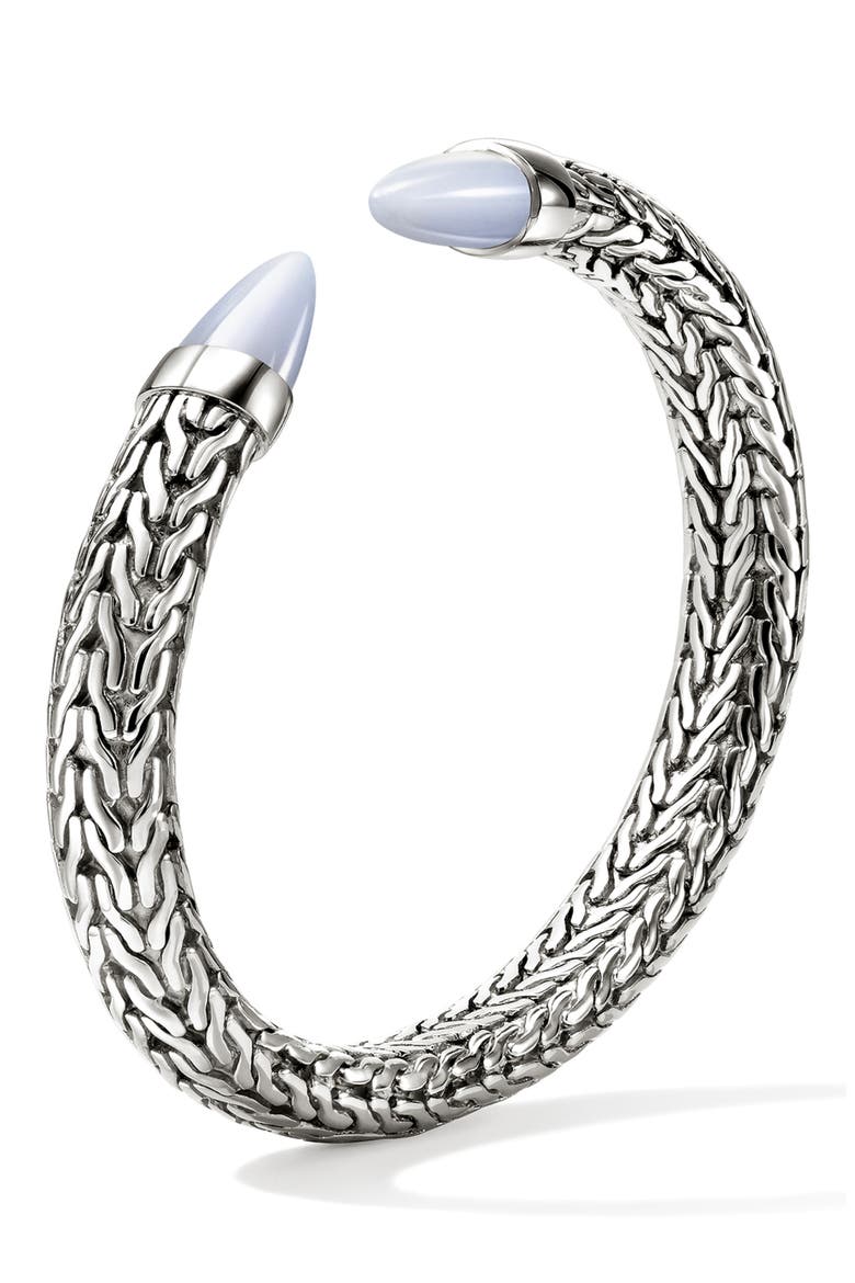 Spear 50 Flex Cuff Bracelet, Alternate, color, SILVER