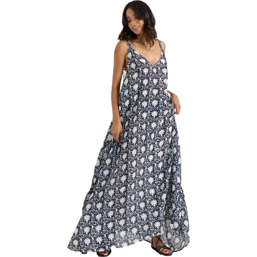 Calypso St Barth Calypso St. Barth Prianka Dress In Palm Tile