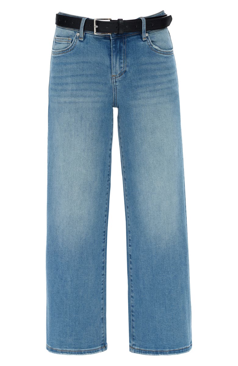 Bayeas Low Rise Ankle Wide Leg Jeans, Alternate, color, Retro Light Blue