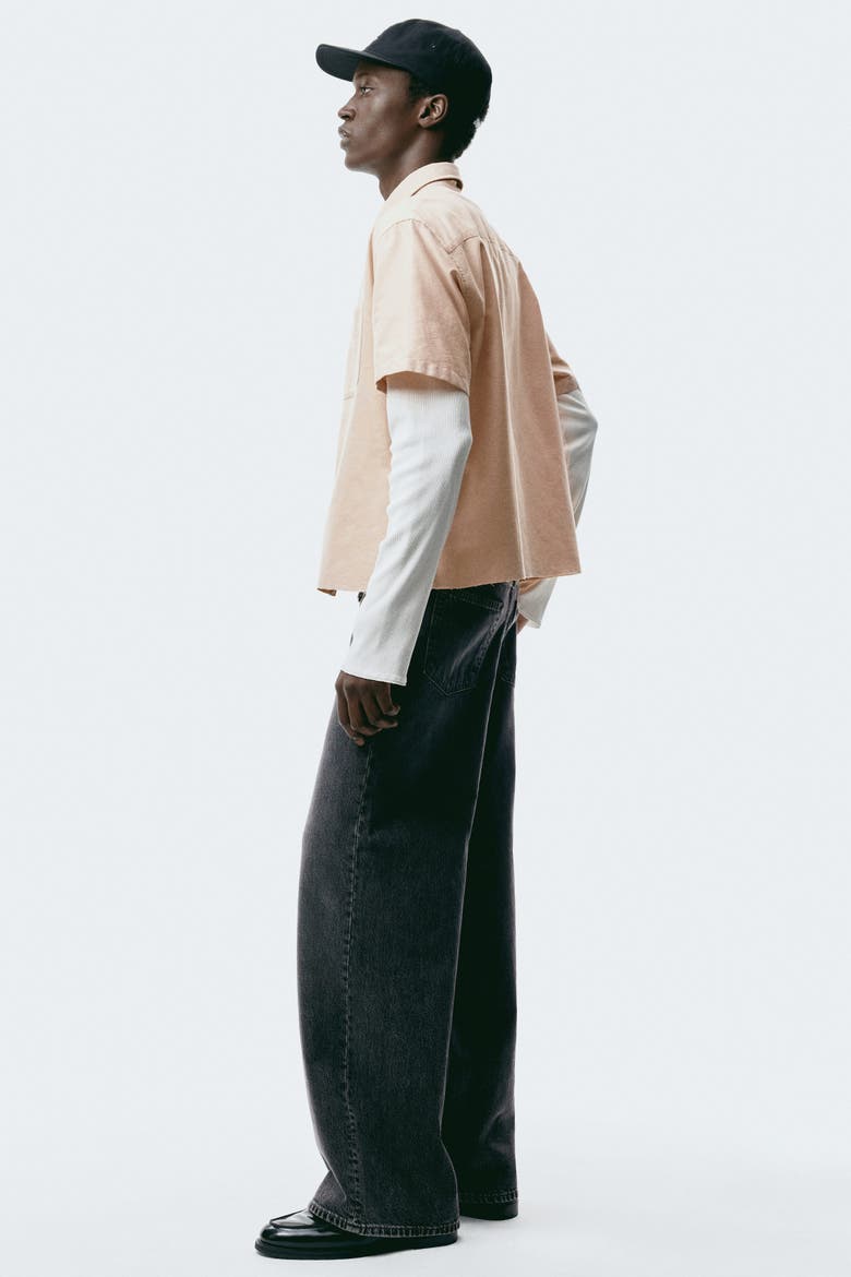 Wide Jeans, Alternate, color, Denim gray