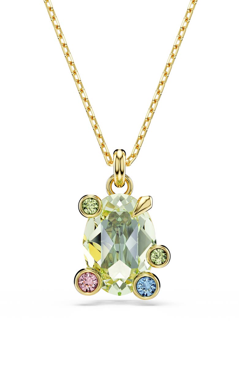 Swarovski Gema Crystal Pendant Necklace, Main, color, Multi
