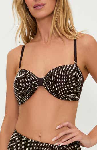 Beach Riot Paula Rhinestone Bikini Top