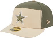 New Era Men's New Era Light Beige/Olive Dallas Cowboys 2-Tone Color Pack Split Panel 59FIFTY Fitted Hat