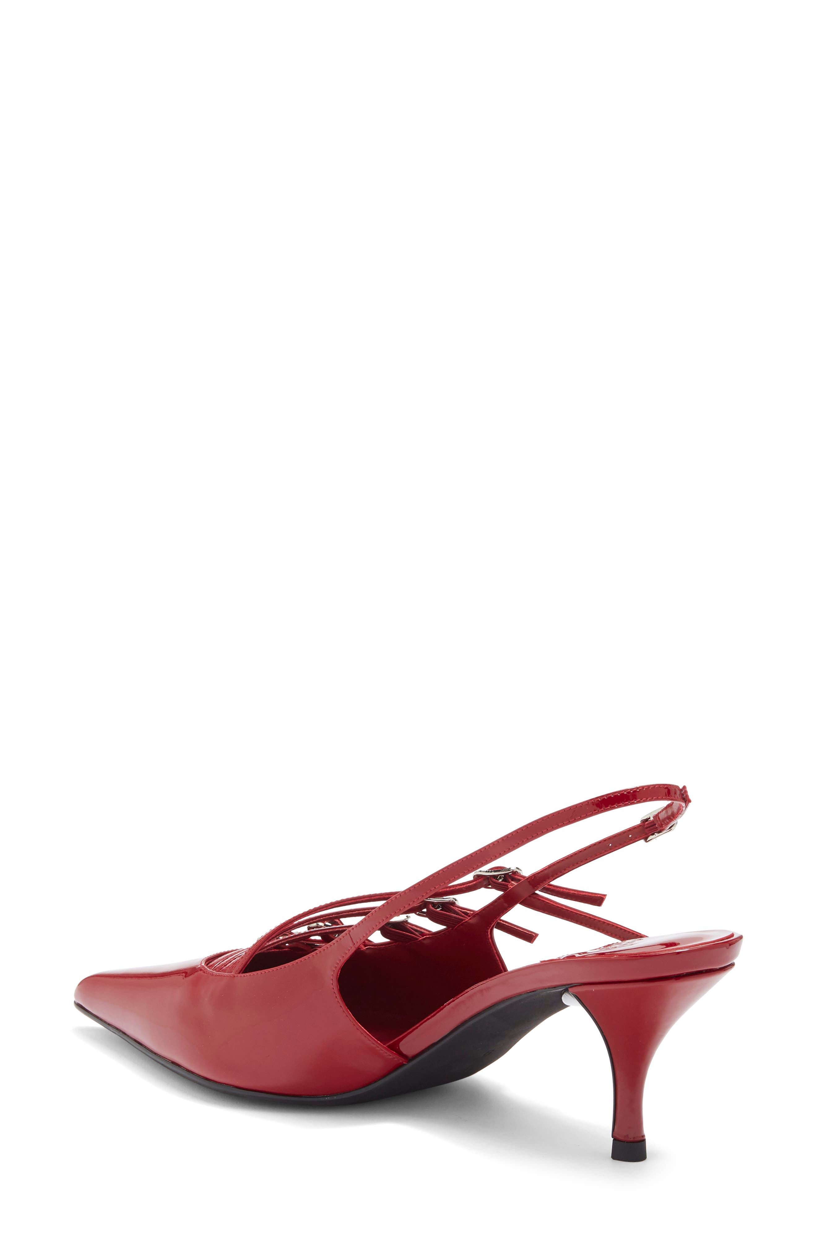 Jeffrey Campbell Lash Pointed Toe Kitten Heel Sandal (Women ...