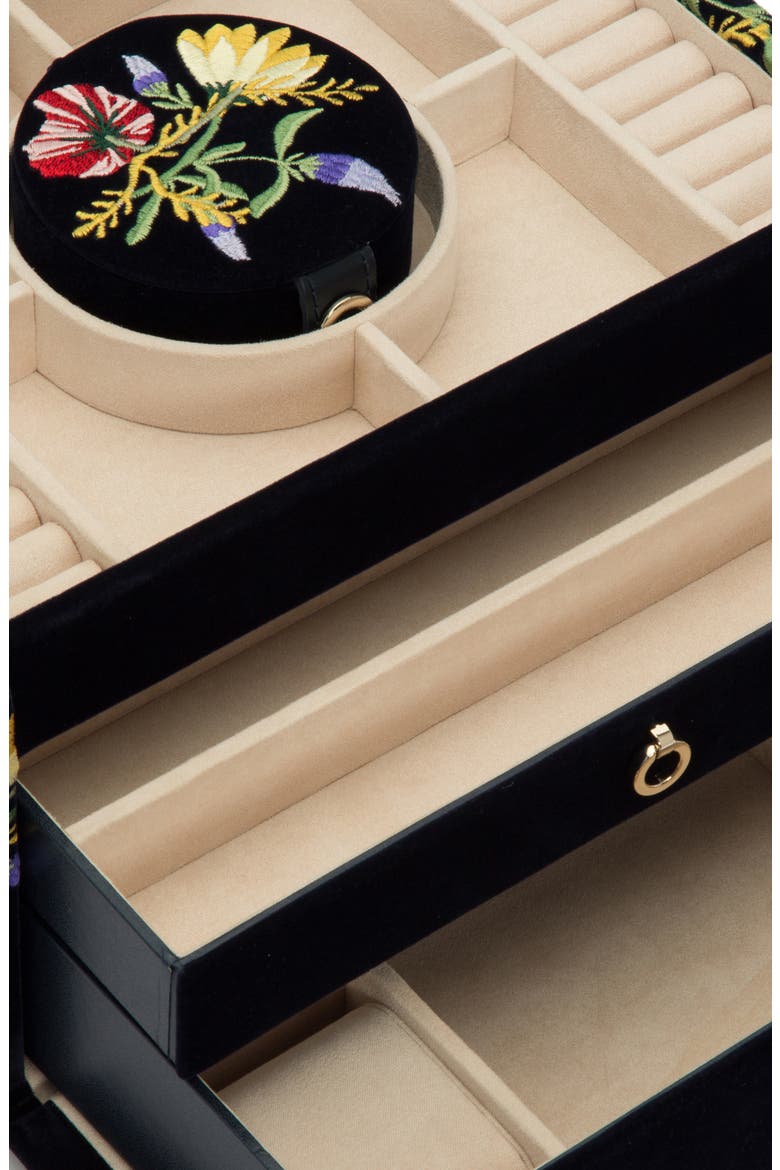 Zoe Medium Jewelry Box, Alternate, color, INDIGO