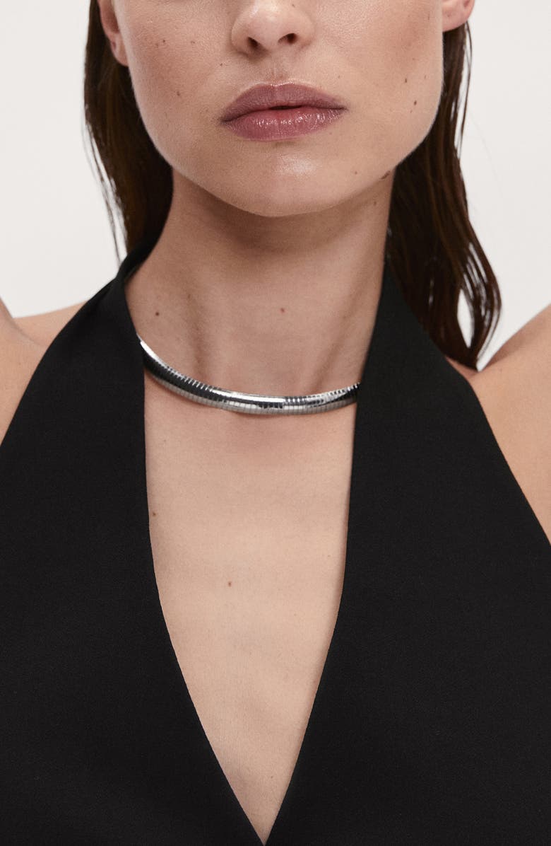 MANGO Halter Neck Crop Waistcoat, Alternate, color, 