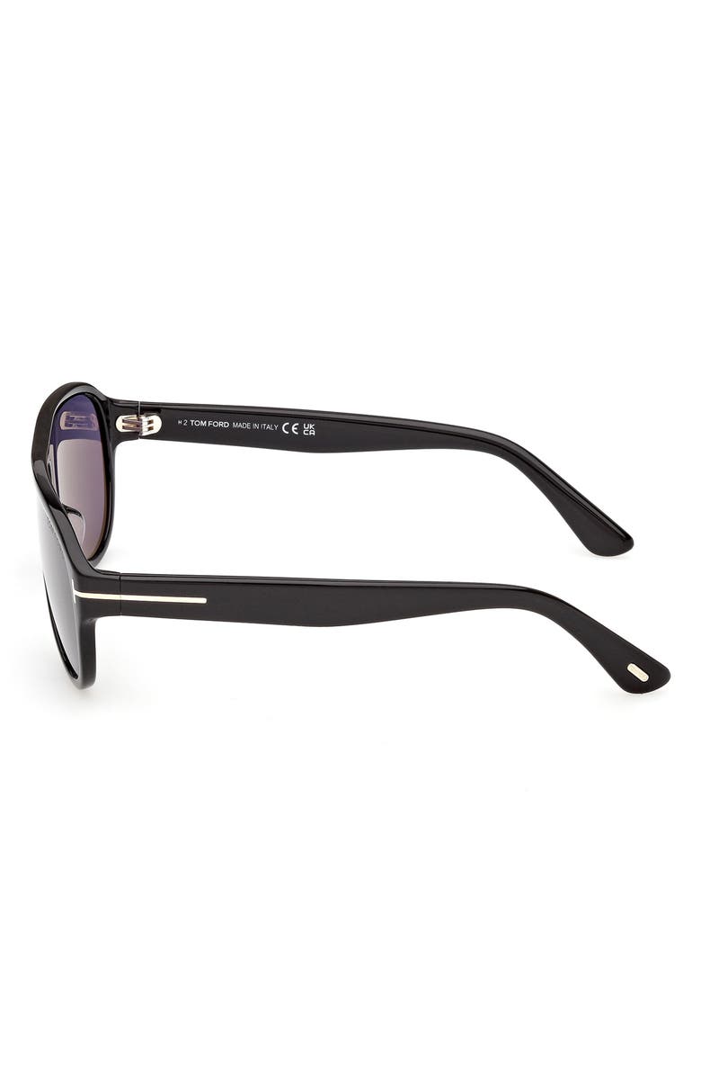 TOM FORD 61mm Pilot Sunglasses, Alternate, color, 