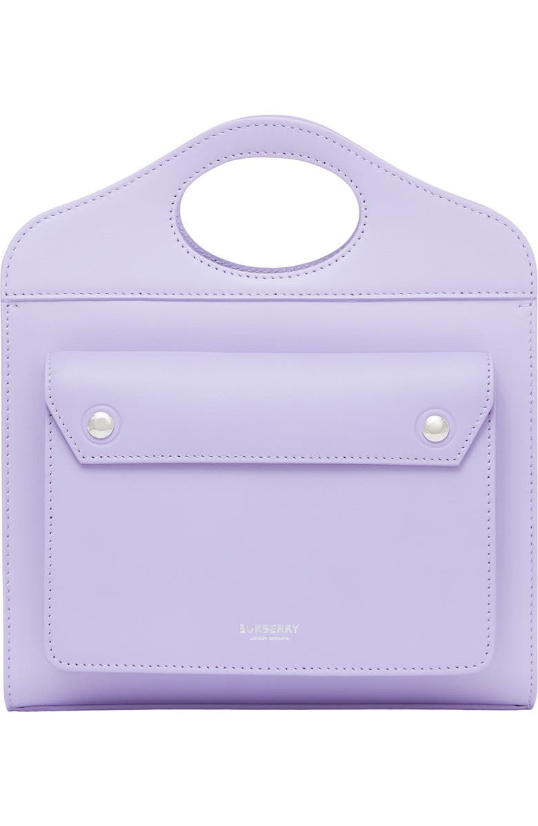 Burberry Mini Leather Pocket Bag, Main, color,