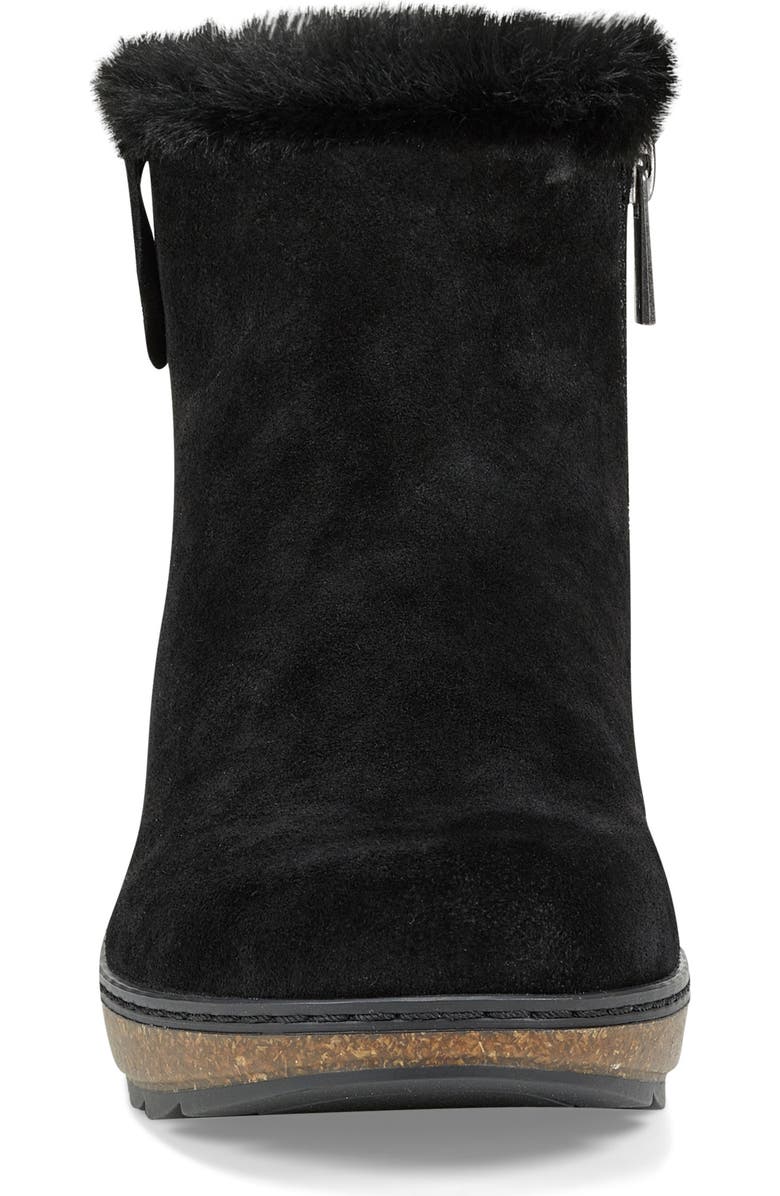 Earth<sup>®</sup> Kim Faux Fur Lined Bootie, Alternate, color, Black
