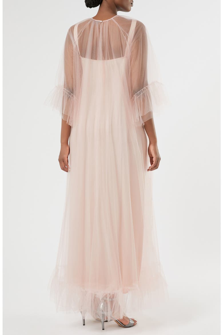 Ecalante Sheer Maxi Dress, Alternate, color, PINK