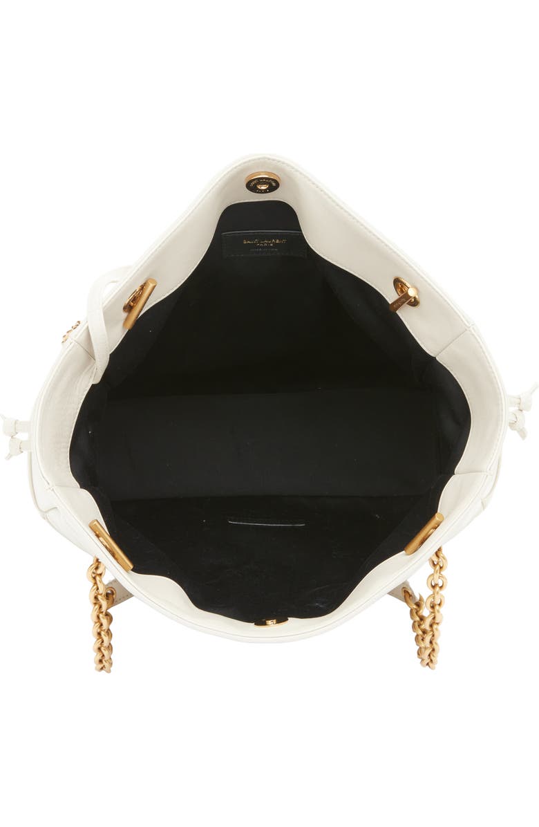 Saint Laurent Medium Jamie 4.3 Patchwork Leather Shoulder Bag, Alternate, color, Blanc Vintage