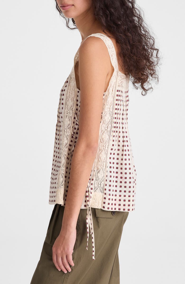 Madewell The Sophie Sleeveless Top, Alternate, color, Vintage Ivory