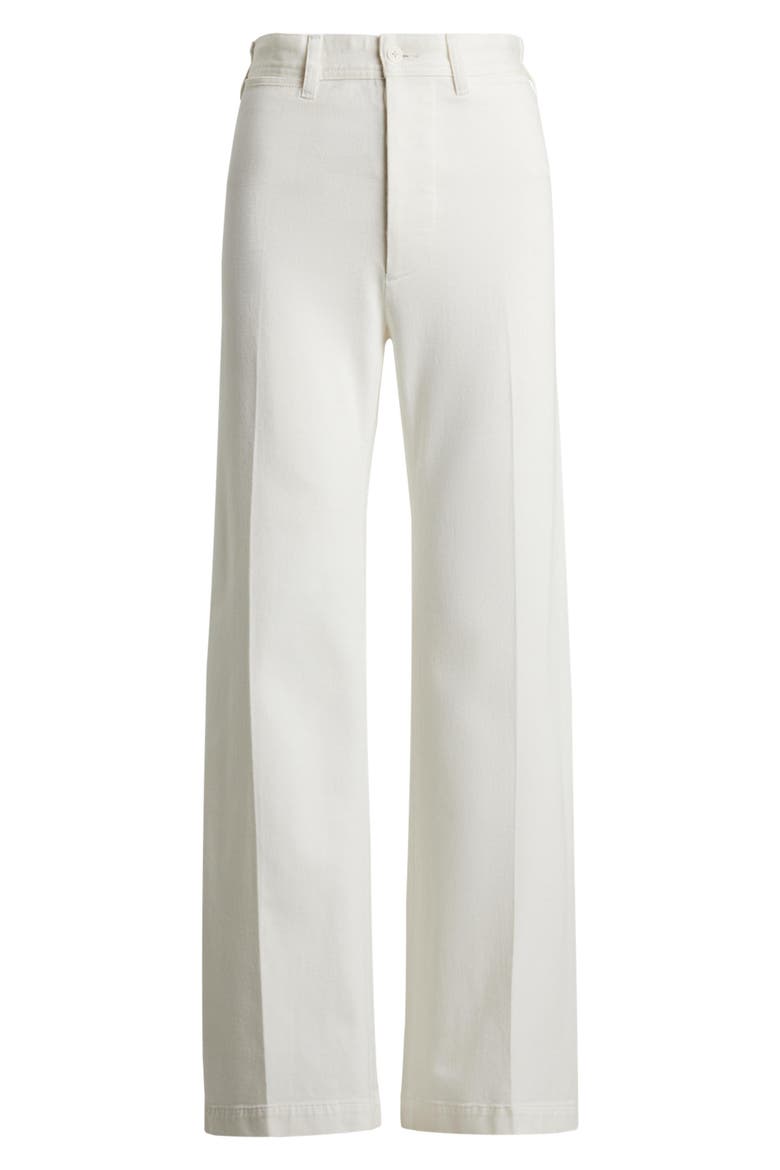 く*い様 POLO RALPH LAUREN white flare pants Stretch Cotton Twill Flare Leg Pants (Women) | Nordstrom