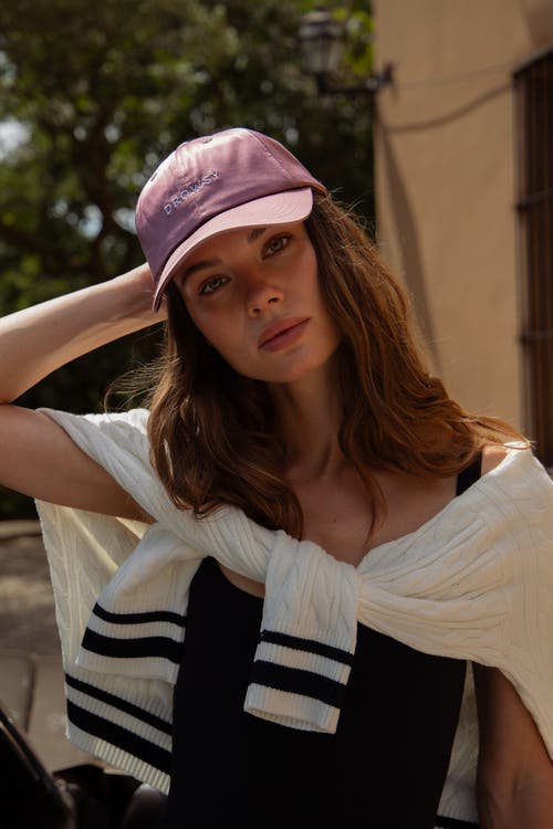 Drowsy Silk Cap In Pink
