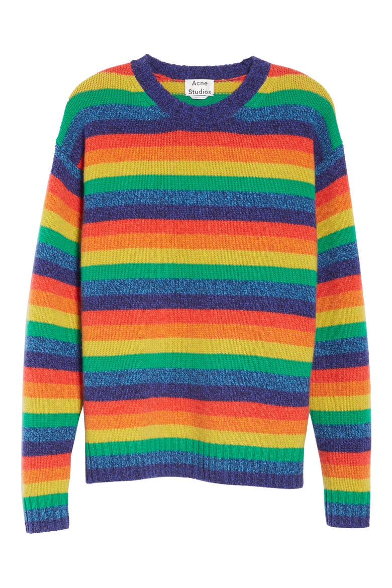 Rainbow Sweater, Alternate, color, MULTI